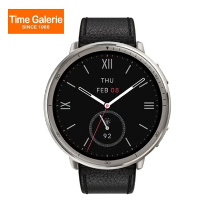 Amazfit Huami Active 2 Round A2437 - Smartwatch Black Leather (PREMIUIM) Unisex Watch Amazfit Huami Active 2 Round A2437 - Smartwatch Black Leather (PREMIUIM) Unisex Watch